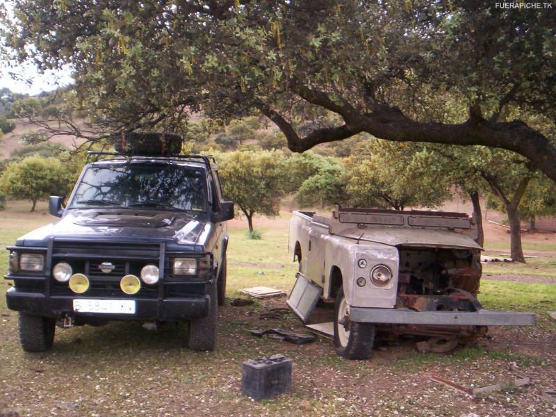 Land Rover abandonado